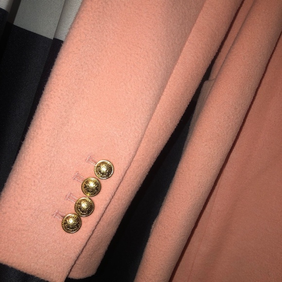 NWT Express Flannel Knit Oversized Coral Almond Blazer Size XS - Picture 7 of 10